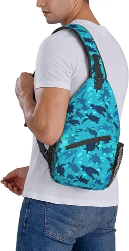 Vista 9 de Bolso bandolera, Caballos Salvajes Bandolera Mochila de Viaje Senderismo Bolsa de Pecho Mochila para Monederos Bolso de Hombro Cuerpo Mujer Hombre