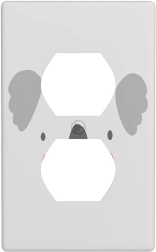Vista 29 de Lindo Koala - Placa de interruptor de luz de 1 banda, placa de pared basculante individual, placa decorativa eléctrica GFCI para decoración