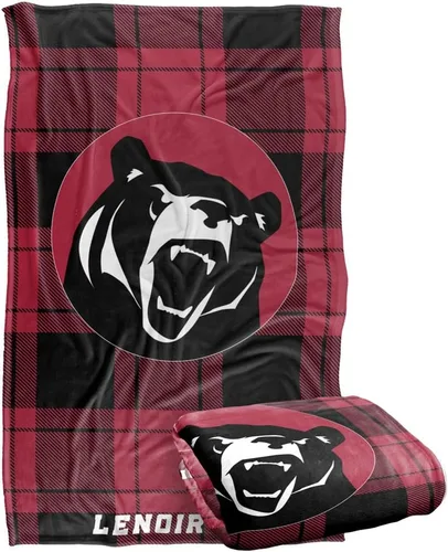 Vista 145 de LOGOVISION St John's University Campus Plaid Spirit Silky Touch Manta súper suave 36 x 58 pulgadas