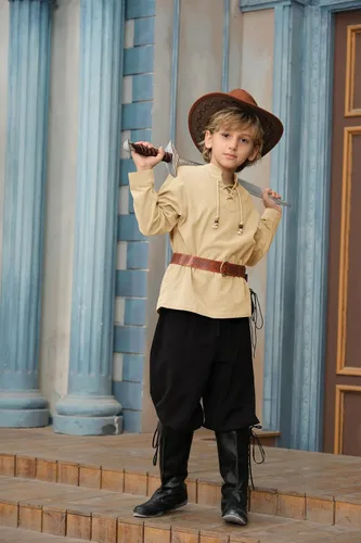 Vista 3 de Ryannology Camisa medieval con cordones para niños, disfraz de pirata, mercenario, escocés, renacentista, para niños, vikingo, Halloween, cosplay