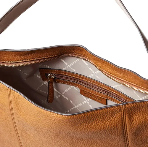 Vista 5 de Michael Kors Brooke Bolso de hombro grande Hobo de cuero