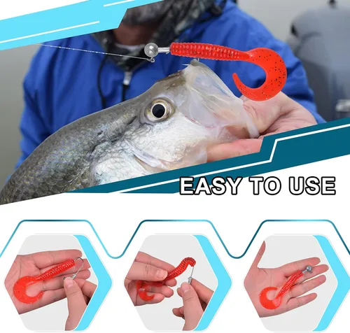Vista 7 de Jig Heads anzuelos de pesca para Crappie Jigs sin pintar, bolas redondas, afilados, anzuelos de pesca para lubina, trucha, crappie, lucioperca, agua