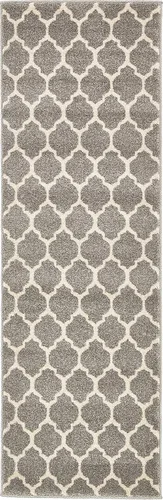 Vista 62 de Unique Loom Trellis Collection - Alfombra de área de Filadelfia, rectangular de 2 pies 2 pulgadas x 3 pies, color morado y marfil