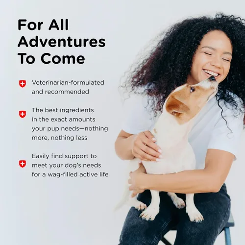 Vista 7 de Nutri-Vet Adult-Vite Plus Dog Multivitamínico Masticable suave, suplemento diario para perros con vitaminas minerales y antioxidantes, apoya
