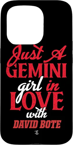 Vista 14 de iPhone 16 David Bote Gemini Girl Gameday Case