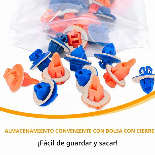 Vista 7 de 30 clips de guardabarros compatibles con Toyota, 4Runner, FJ Cruiser, RAV4 – Panel de moldura de puerta exterior trasero de plástico basculante Kit