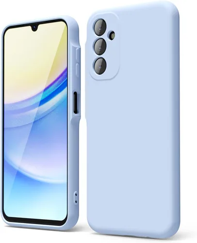 Vista 66 de oakxco Funda para teléfono Samsung Galaxy A12 con agarre de silicona líquida, linda delgada fina suave cubierta de gel de goma TPU lisa para mujeres