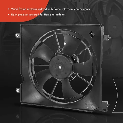 Vista 3 de A-Premium Conjunto de ventilador de refrigeración del radiador del motor izquierdo compatible con modelos seleccionados Honda y Acura - Accord