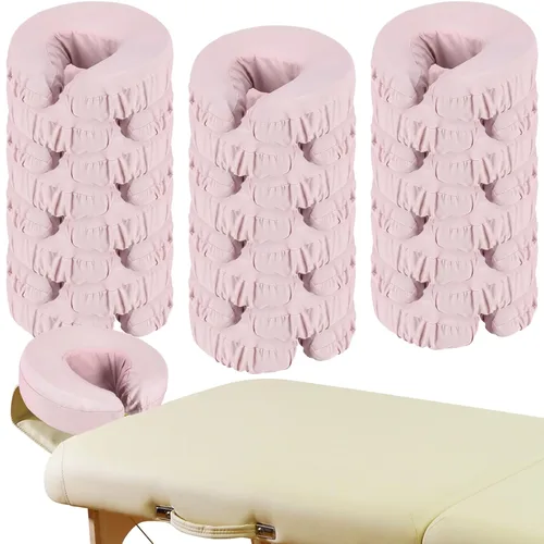 Vista 13 de Macarrie - Juego de 24 fundas de microfibra para mesa de masaje, color beige