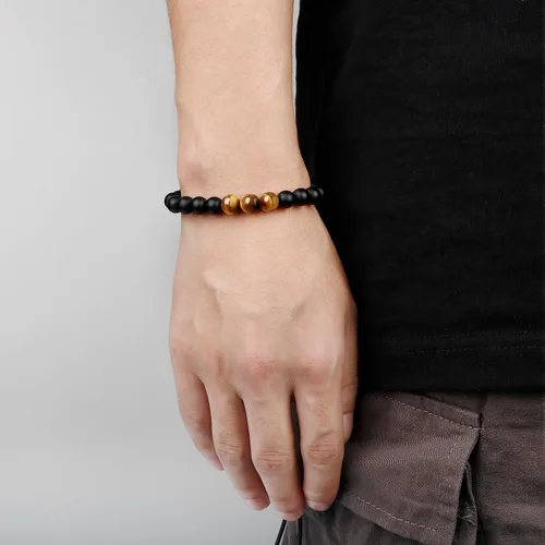 Vista 3 de Pulsera de regalo para hombre, para papá, hijo, mi hombre, novio, marido, hermano, nieto, abuelo, bonificación, papá, sobrino, tío, cumpleaños, día