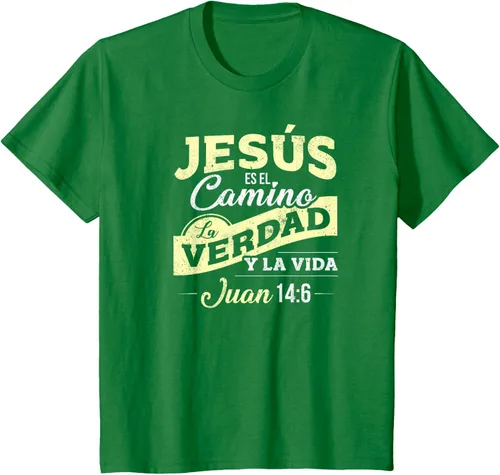 Vista 31 de Camisas de la Biblia de Jesus para los Cristianos Camiseta Española Negro