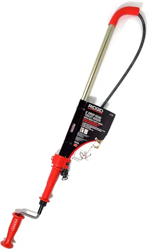Vista 3 de RIDGID Barrena Serpiente para Inodoro + Green Gobbler Disolvente de Obstrucciones de Drenaje