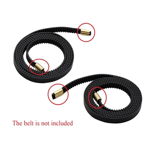 Vista 6 de HICTOP Abrazadera de Correa GT2 Abrazaderas de Correa para Impresora 3D Hebilla de Cobre Conectores de Cable de Alambre Duraderos Compatibles