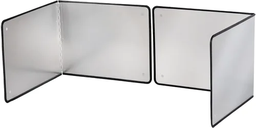 Vista 9 de Protector de salpicaduras plegable Pantalla de salpicaduras de aceite antiadherente extra alta de 15.7 pulgadas para cocinar y freír en la estufa