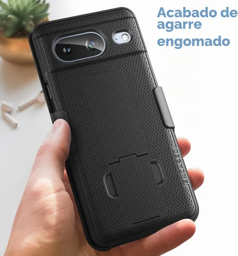 Vista 8 de Encased Funda para cinturón compatible con Pixel 8 con clip de funda y soporte (8)