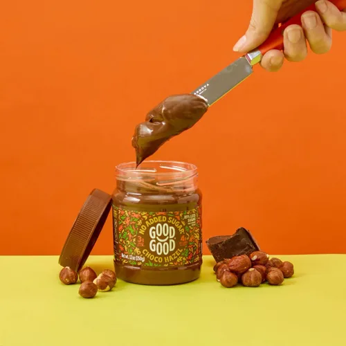 Vista 6 de Choco belga Hazel - Sin azúcar añadida, paquete de 2