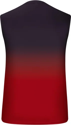 Vista 3 de Camisas hawaianas para hombre, ajuste clásico, cuello redondo, sin mangas, color degradado, camiseta sin mangas para verano, camiseta muscular casual