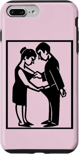 Vista 12 de Camiseta divertida para adultos, imagen de hombre y mujer, funda para iPhone 17