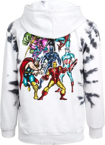 Vista 5 de Marvel Boys' Super Hero Sweatshirt - Spider-Man, Thor, Hulk, Iron Man Graphic Pullover Hoodie (8-16)