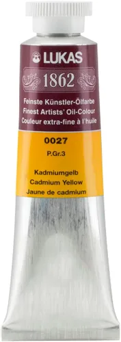 Vista 65 de Lukas 1862 Pintura al Óleo para Artistas Profesionales - Colores Tierra Amarillentos, 37 mL - Juego de 4 - Destacada Resistencia a la Luz, Sin