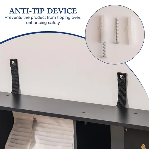 Vista 5 de ROBOTIME Juego de cocina de madera para niños, juego de cocina para niños pequeños con máquina de hielo y cafetera, juguete de cocina realista