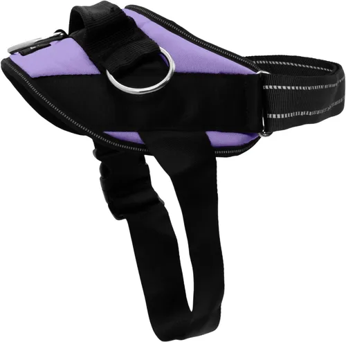 Vista 28 de ShawnCo Arnés esencial para perro, chaleco sin tirones para mascotas con 3 clips de correa, sin estrangulamiento, reflectante, ajustable