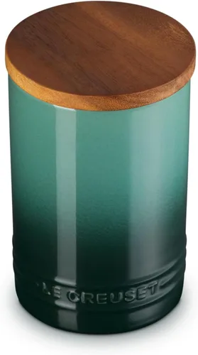 Vista 14 de Le Creuset Signature Salero y Recipiente de Almacenamiento con Tapa de Madera, 26 oz., Cerise