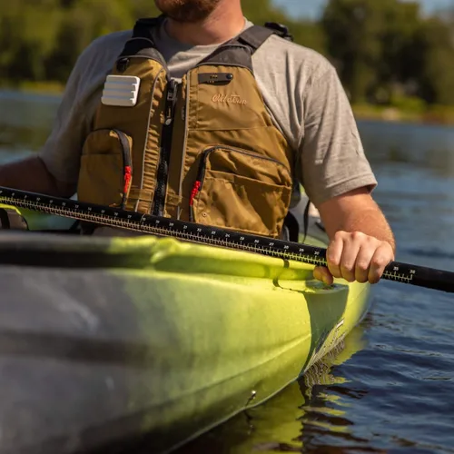 Vista 7 de Carlisle Magic Angler Kayak Paddle con cuchillas de polipropileno y eje de fibra de vidrio envuelto