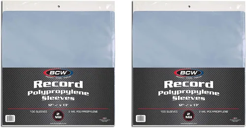 Vista 9 de BCW Fundas para discos de vinilo de 12 pulgadas, polipropileno de 2 mil