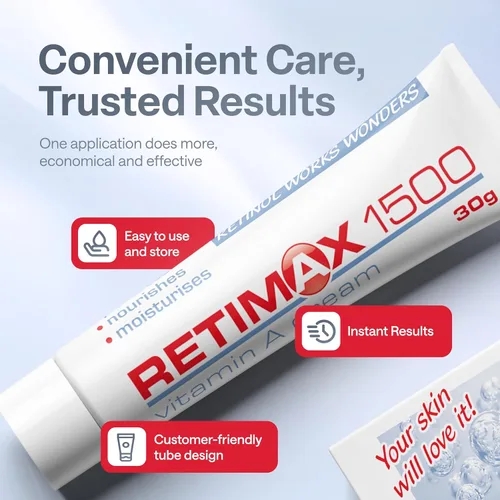 Vista 6 de 1500 Vitamina A, retinol, ungüento protector, crema antiarrugas antienvejecimiento para piel sensible y deshidratada, 1.06 oz