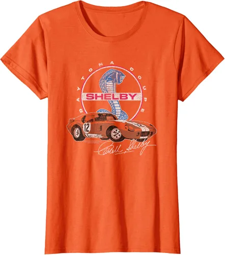 Vista 16 de Carroll Shelby Daytona Coupe Circle Logo Camiseta, Gris