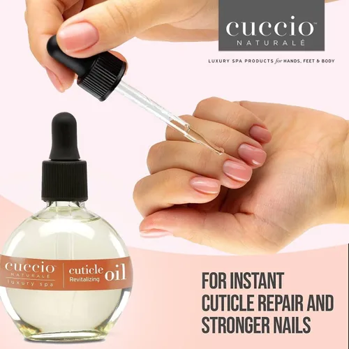 Vista 3 de Cuccio Naturale Aceite Revitalizante para Cutículas - Aceite Hidratante para Reparar Cutículas Durante la Noche - Remedio para Piel Dañada y Uñas