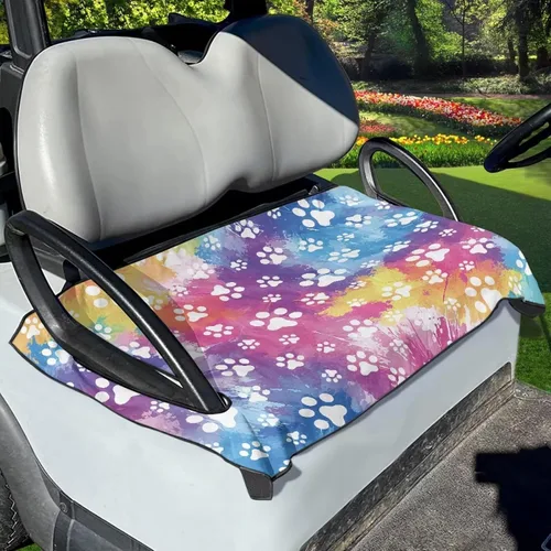 Vista 31 de Fundas de asiento de carrito de golf, mantas para carrito de golf, fundas de asiento de toalla para la mayoría de carritos de golf de 2 asientos