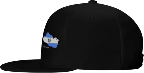 Vista 4 de Flag Map - Gorra de béisbol ajustable con visera plana para hombre y mujer, diseño de bandera