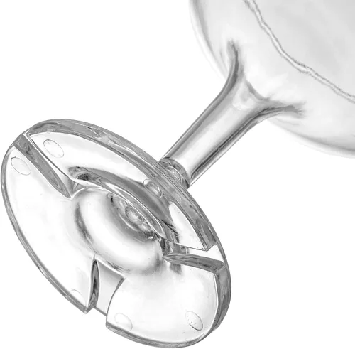 Vista 5 de Peohud Juego de 20 vasos de cóctel Coupé, vasos pequeños de martini acrílicos de 5 onzas, tazas de champán reutilizables para fiestas, hogar, bar
