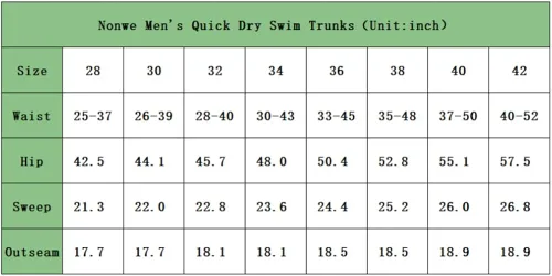 Vista 6 de Nonwe Traje de baño para hombre, de secado rápido, retro, suave, lavado con cordón