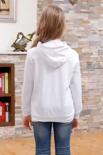 Vista 2 de GORLYA Sudadera con estampado gráfico de dibujos animados para niñas de 4 a 14 años