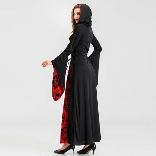 Vista 4 de Disfraces de talla grande para mujer, vestido de cosplay de Halloween