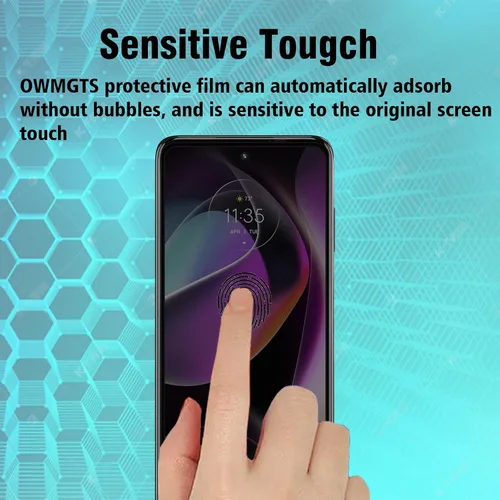 Vista 3 de Paquete de 2 protectores de pantalla de privacidad para Motorola Moto G 5G 2022 [dureza 9H] HD [negro] película de vidrio templado privado antiespía