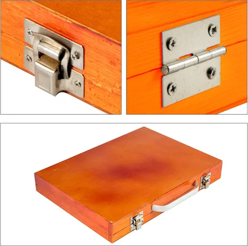 Vista 7 de VEVOR Juego de cinceles de madera, 12 piezas, cincel de mano tallado de 3-3/4 pulgadas de longitud de hoja con mango de eucalipto rojo, caja
