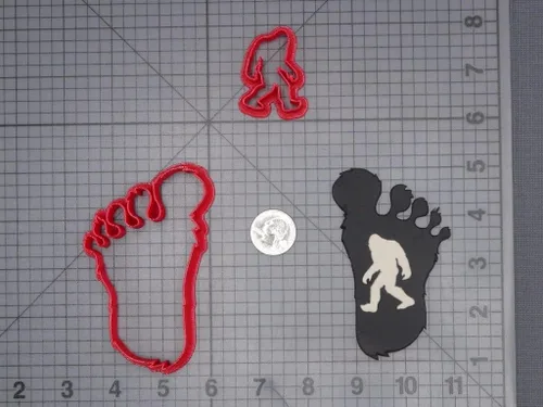 Vista 2 de Big Foot Cameo 266-I964 - Juego de cortadores de galletas