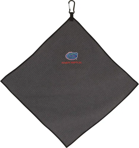 Vista 41 de Team Effort Collegiate - Toalla de microfibra gris de 15" x 15