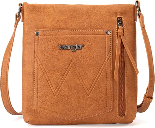 Vista 4 de Wrangler Bolsos cruzados para mujer, bolso tejido a mano del oeste