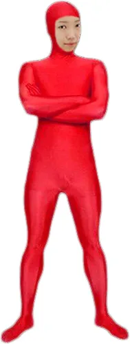 Vista 7 de VSVO Body completo Zentai de cara abierta de elastano para adultos y niños
