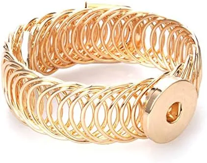 Vista 8 de Lovglisten - Pulsera de 3 piezas con cierre a presión de 0.709 0.787in ajustable