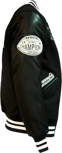 Vista 4 de Top Gun Chaqueta universitaria Bulldog Negro