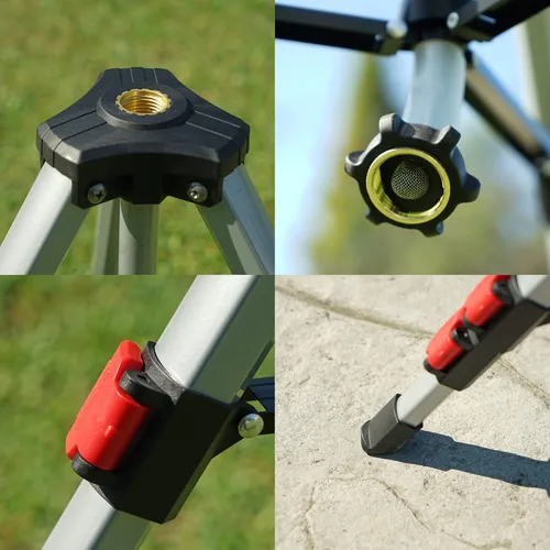 Vista 3 de Eden 94152 PRO - Trípode telescópico de peso pesado (5.37 libras) Aspersor de accionamiento turbo multipatrón, con kit de inicio de conexión rápida