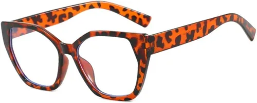 Vista 12 de Gafas retro de ojo de gato anti luz azul gafas de marco a juego