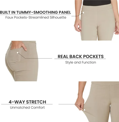 Vista 4 de SLIM-SATION Capri de banda ancha para mujer con control de barriga