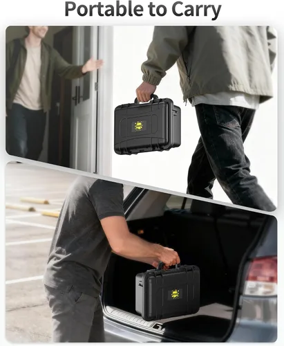Vista 7 de DEVASO Carrying Case for Nintendo Switch/Switch OLED, Professional Deluxe Waterproof Travel Case Soft Lining Hard Case for Nintendo Switch OLED